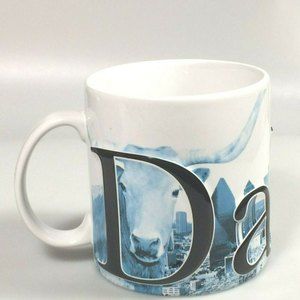 Dallas Texas mug 3D relief coffee cup
